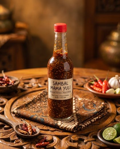Contoh foto produk: Batik dan kayu jati